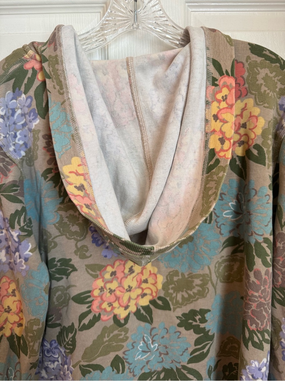 Liz Claiborne Vintage Cottagecore Floral
Corduroy Ribbed Zip Up Hoodie Jacket XL - Picture 5 of 10